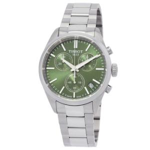 PR 100 Chronograph Quartz Green Dial Watch T150.417.11.091.00