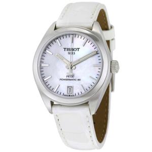 PR 100 Powermatic White Mother of Pearl Watch T101.207.16.111.00