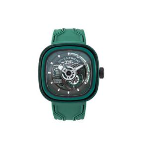 PSColored Carbon Automatic DayNight Green Dial Watch PS305