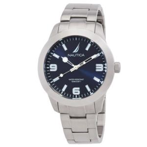 Pacific Beach Quartz Blue Dial Watch NAPPBF201