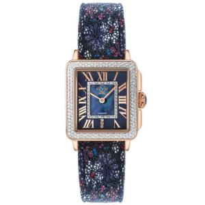 Padova Floral Quartz Mother of Pearl Dial Diamond Watch 12306F