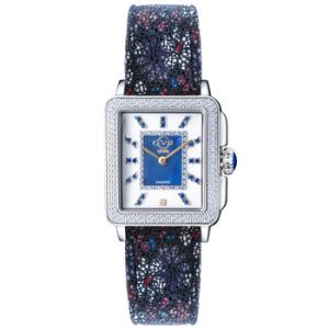 Padova Gemstone Floral Diamond Mother of Pearl Dial Watch 12332F