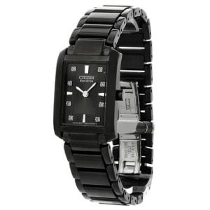 Palidoro Diamond Black Dial Black IP Stainless Steel Watch EX107751E