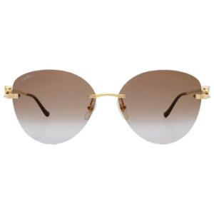 Panthere De Cartier Brown Multilayer Butterfly Sunglasses CT0269S 002