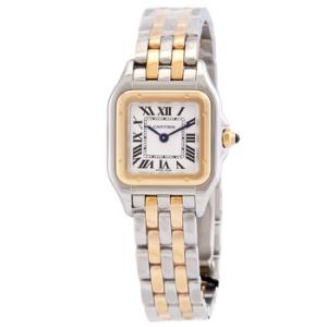 Panthere De Cartier Small Quartz Silver Dial Watch W2PN0013
