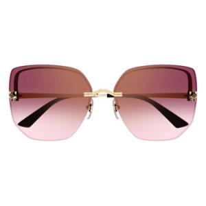 Panthere Red Gradient Butterfly Sunglasses CT0432S 004