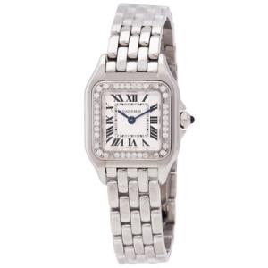 Panthre Small Model Diamond White Dial Watch W4PN0016