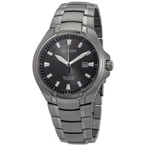 Paradigm EcoDrive Grey Dial Titanium Watch BM743151E
