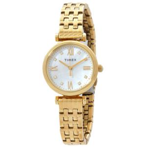 Parisienne Quartz Crystal Mother of Pearl Dial Watch TW2T78900
