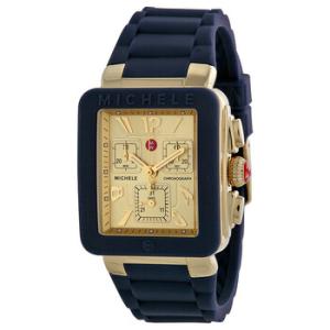 Park Jelly Bean Gold Dial Blue Silicone Watch MWW06L000027