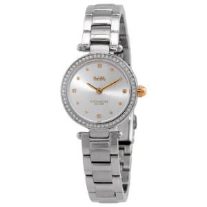 Park Quartz Crystal Silver White Watch