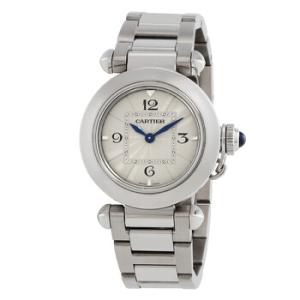 Pasha De Cartier Quartz Silver Dial Watch WSPA0021