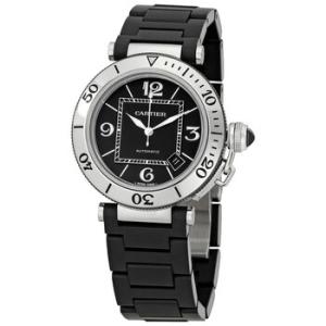Pasha Seatimer Steel Rubber Watch W31077U2