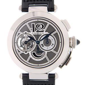 Pasha Tourbillon Chronograph 18 kt White Gold Watch W3030013