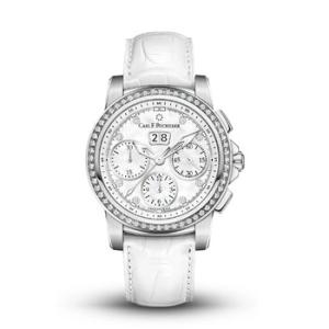 Patravi Chronodate Chronograph Automatic Diamond Watch 00.10611.08.74.13