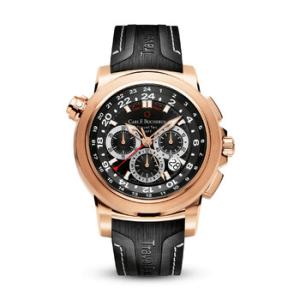 Patravi TravelTec Chronograph Automatic Black Dial Watch 00.10620.03.33.02