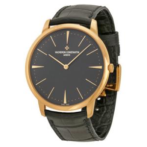 Patrimony Grey Dial 18k Pink Gold Manual Watch 81180000R9162