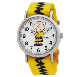 Peanuts Charlie Quartz White Dial Watch TW2R41100BR