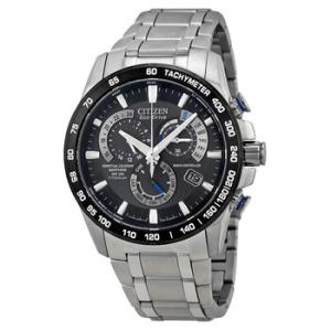 Perpetual Chrono AT EcoDrive Titanium Chronograph Watch AT401050E