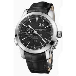 Perpetual Manufacture GMT Black Dial Watch