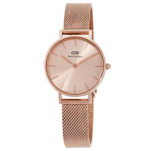 Petite Unitone Quartz Rose Gold Dial Watch DW00100470