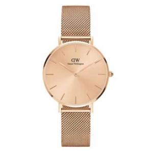 Petite Unitone Quartz Rose Gold Dial Watch DW00100471