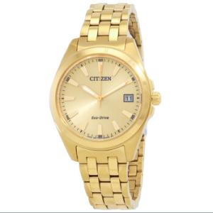 Peyten EcoDrive Champagne Dial Watch EO122250P