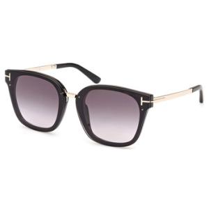 Philippa Smoke Gradient Square Sunglasses FT1014 01B