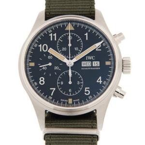 Pilot Chronograph Automatic Black Dial Watch IW377724