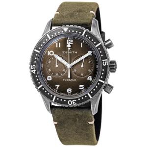 Pilot Cronometro Tipo CP2 Flyback Chronograph Automatic Grey Grained Dial Watch 11.2240.40521.C773