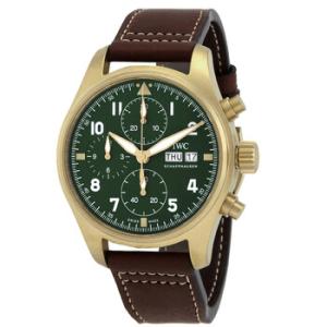 Pilot Spitfire Chronograph Automatic Green Dial Watch IW387902