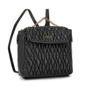 Pin Cometa S Leather Backpack In Asphalte