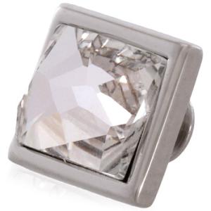 Pin Rectangle Chrystal Stone