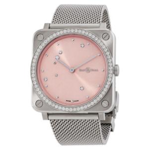 Pink Diamond Eagle Quartz Pink Dial Watch BRSEPSTLGDSST