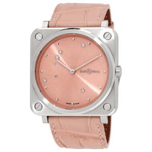 Pink Diamond Eagle Quartz Pink Dial Watch BRSEPSTSCR