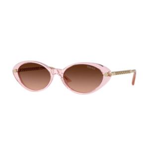 Pink Gradient Grey Oval Sunglasses VE4469 54725M