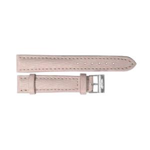Pink Leather Strap Stainless Steel Tang Buckle 1614mm