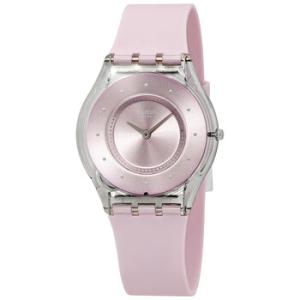 Pink Pastel Pink Dial Pink Rubber Watch SFE111
