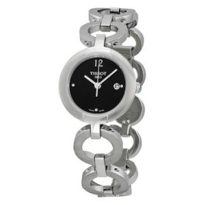 Pinky Black Dial Stainless Steel Watch T0842101105700