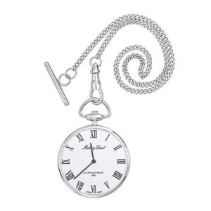 Pocket Watch Quartz White Dial Watch P3ABR