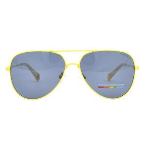 Polarized Blue Pilot Sunglasses PLD 6187S 040GC3