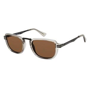 Polarized Bronze Rectangular Sunglasses THE CITYS 0CBLSP