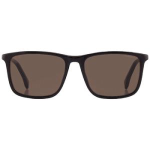 Polarized Bronze Square Sunglasses BOSS 1434S 0807SP