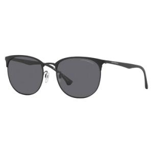 Polarized Grey Oval Sunglasses EA2122D 300181
