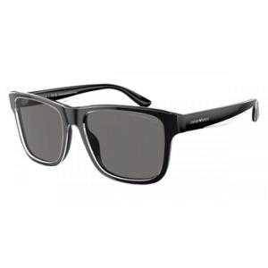 Polarized Grey Square Sunglasses EA4208F 605187