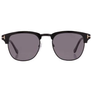 Polarized Smoke Square Sunglasses FT0248 01D