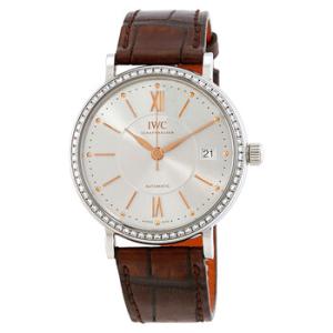 Portofino Automatic Silver Dial Diamond Watch