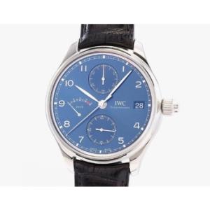 Portugieser Monopusher Laureus Sport For Good Chronograph Hand Wind Blue Dial Watch IW515301
