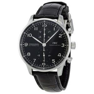 Portuguese Automatic Chronograph Black Dial Watch