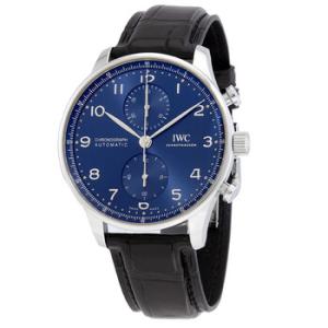 Portuguese Chronograph Automatic Blue Dial Watch IW371606